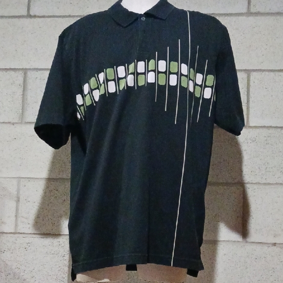 Izod Black Cool FX Polo Mens Size XXL - Picture 1 of 3